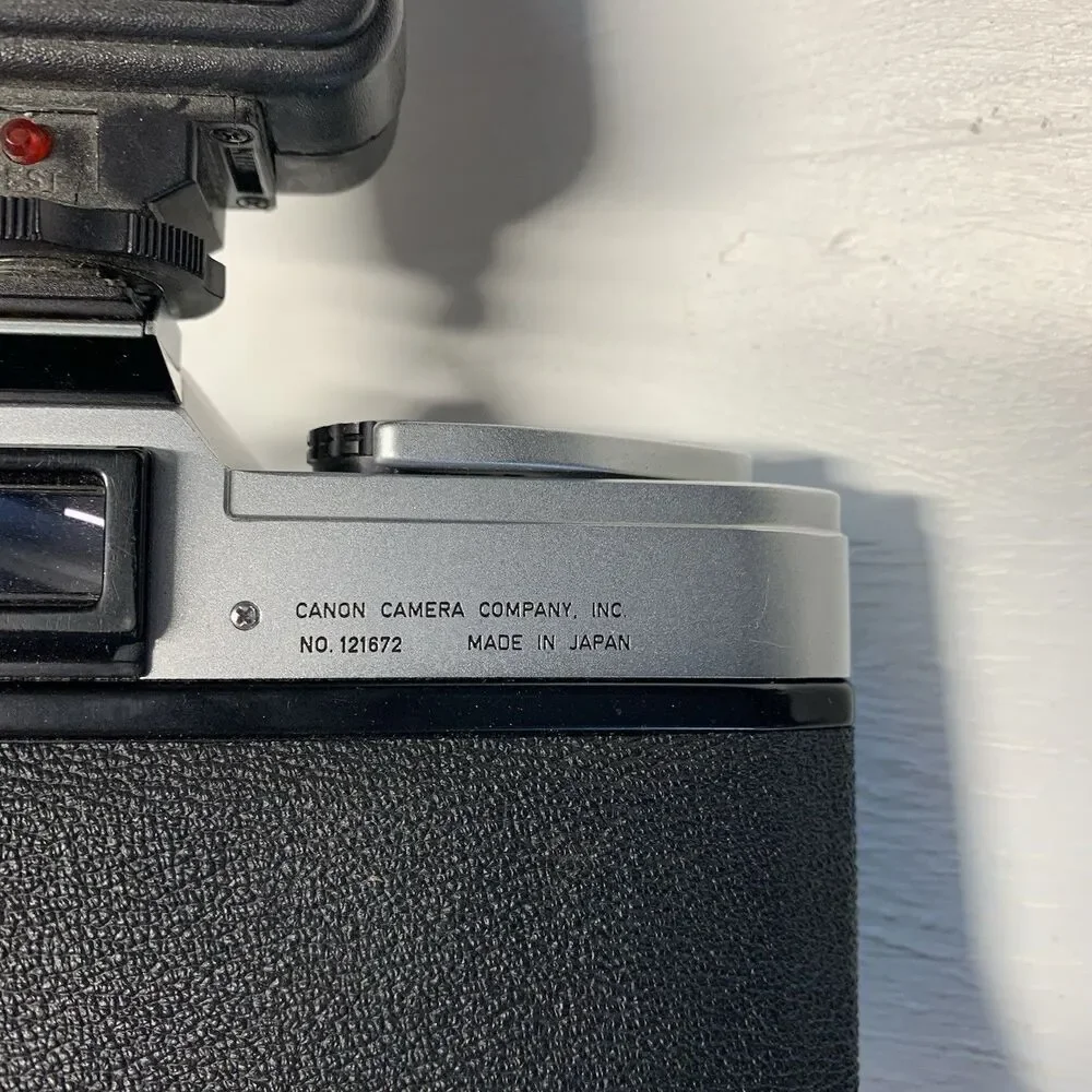 Canon TL QL 35mm Film SLR Camera w. FL 50mm 1:1.8 Lens -Light- Not Tested - USA